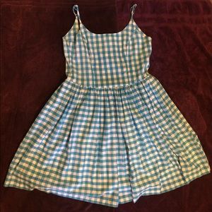 Custom Hearts and Found blue gingham Penelope dress